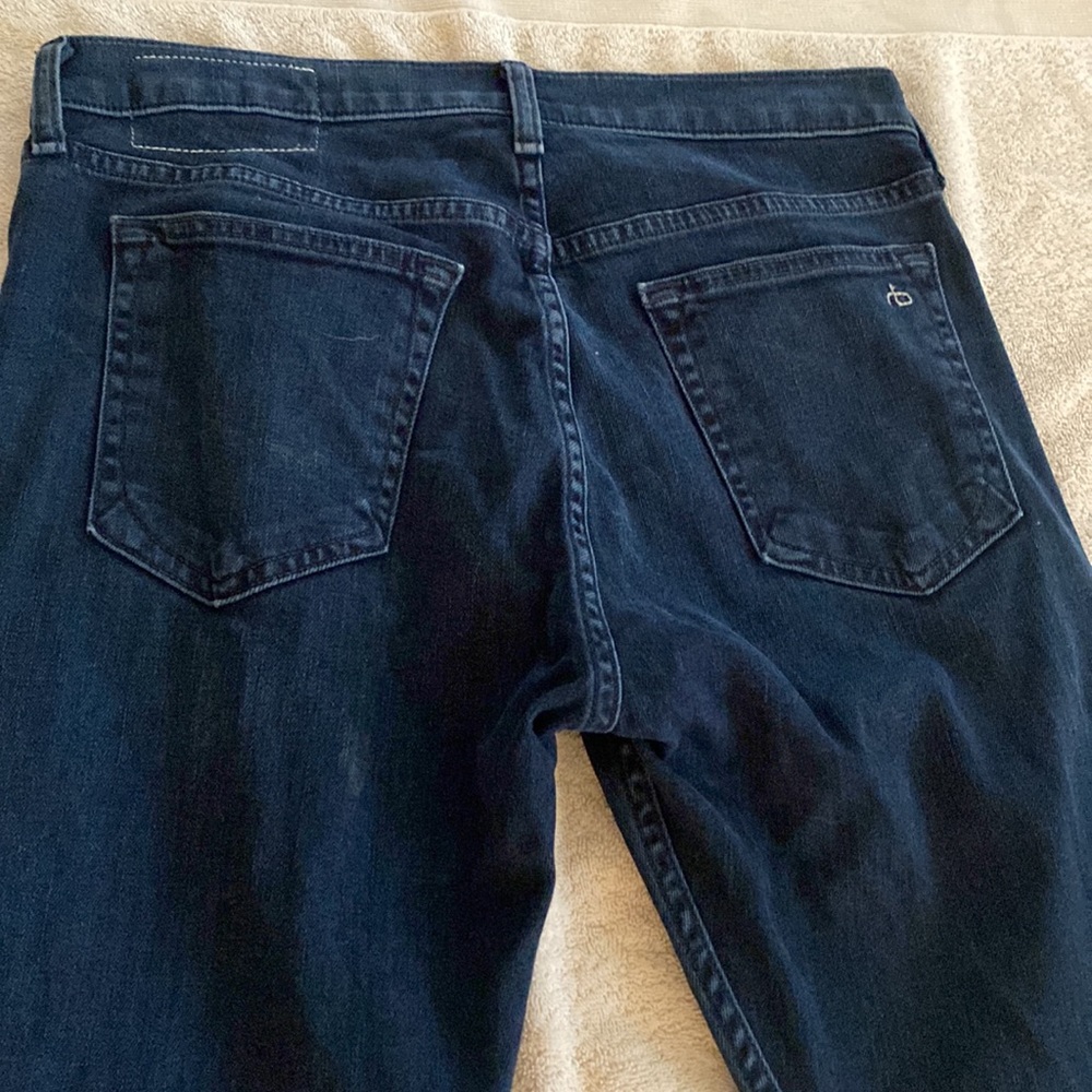 Rag & Bone fit 1 extra slim dark blue fabulous extra slim jeans from Saks - Picture 7 of 16